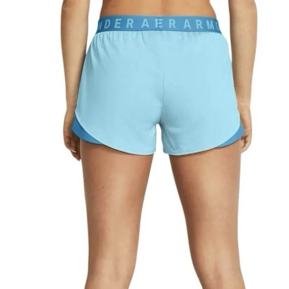 NEW Under Armour Play Up Twist 3.0 Shorts Blue/Blue Women’s Size XL NWT